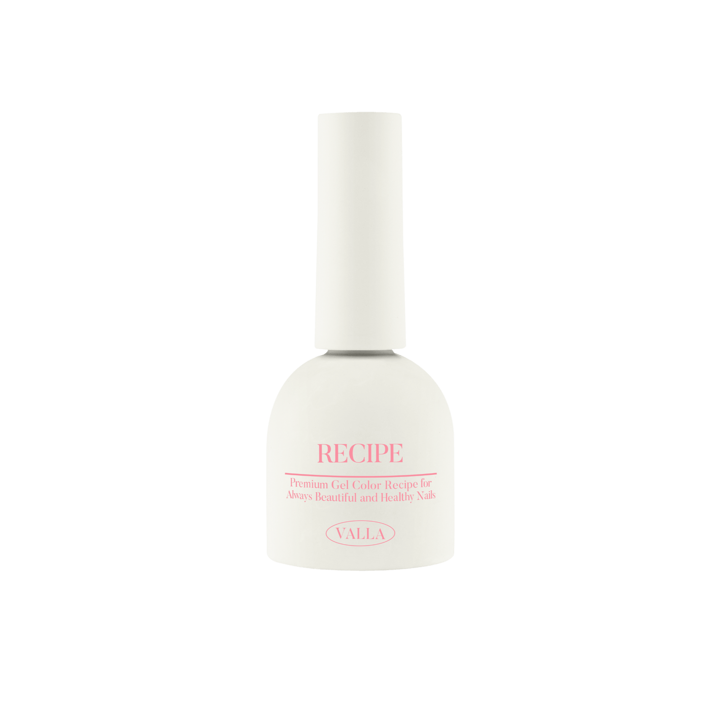 White bottle with 'RECIPE' text on a white background