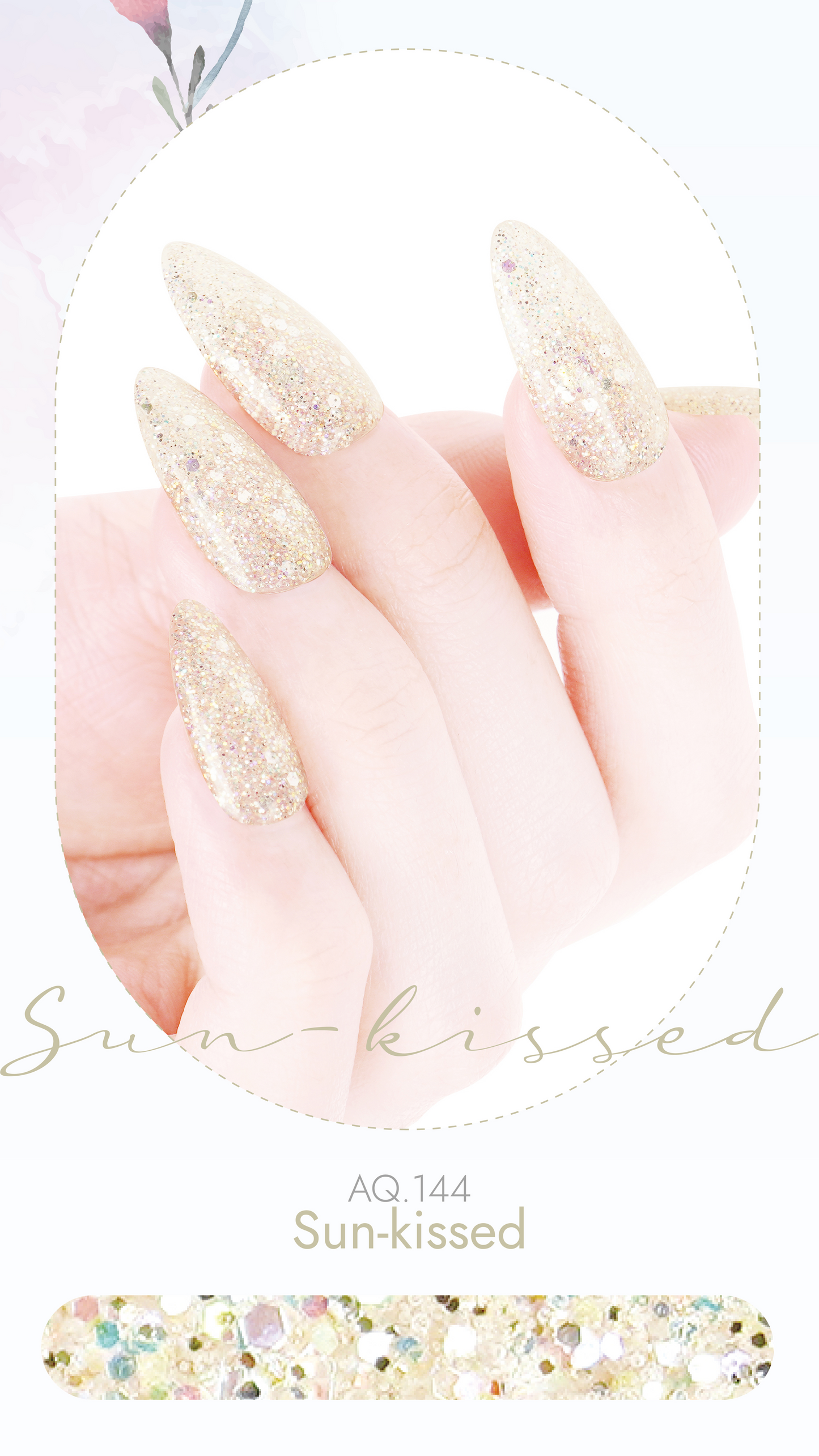 Sunkissed – golden shimmer gel with warm undertones
