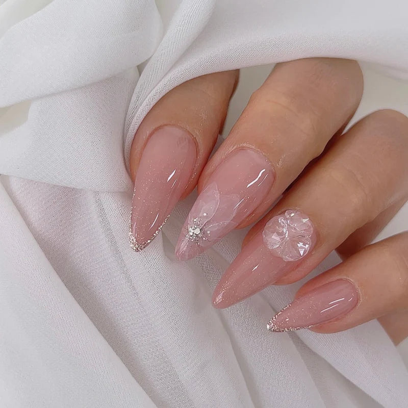 Doi Nudi Blush Pink Syrup Gel – Soft blush pink syrup gel polish for everyday nude nails