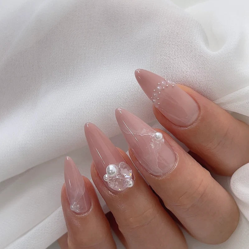 Doi Nudi Blush Pink Syrup Gel – Soft blush pink syrup gel polish for everyday nude nails