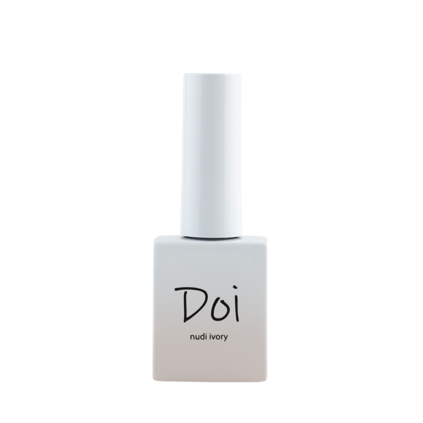 Doi Nudi Ivory Syrup Gel – Neutral ivory syrup gel polish with a creamy sheer finish