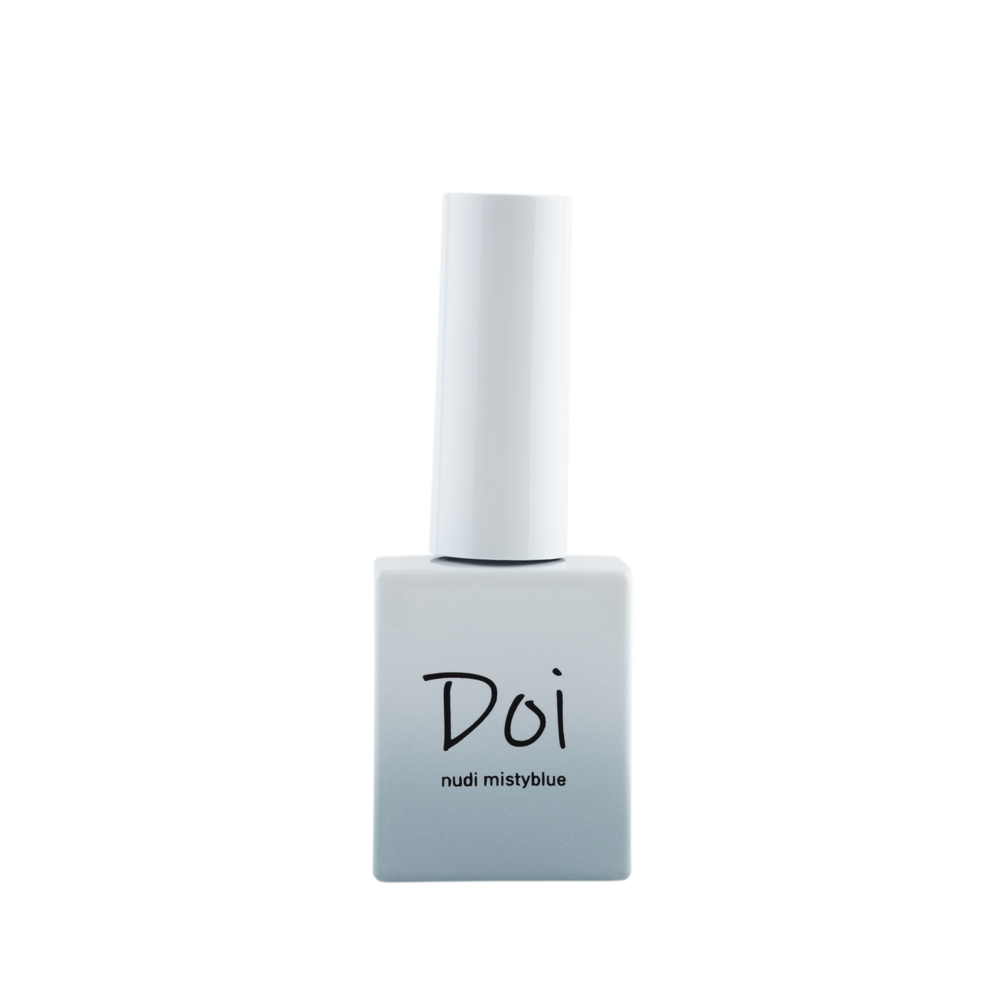 Doi Nudi Misty Blue Syrup Gel – Cool-toned misty blue nude syrup gel for an airy soft nail look