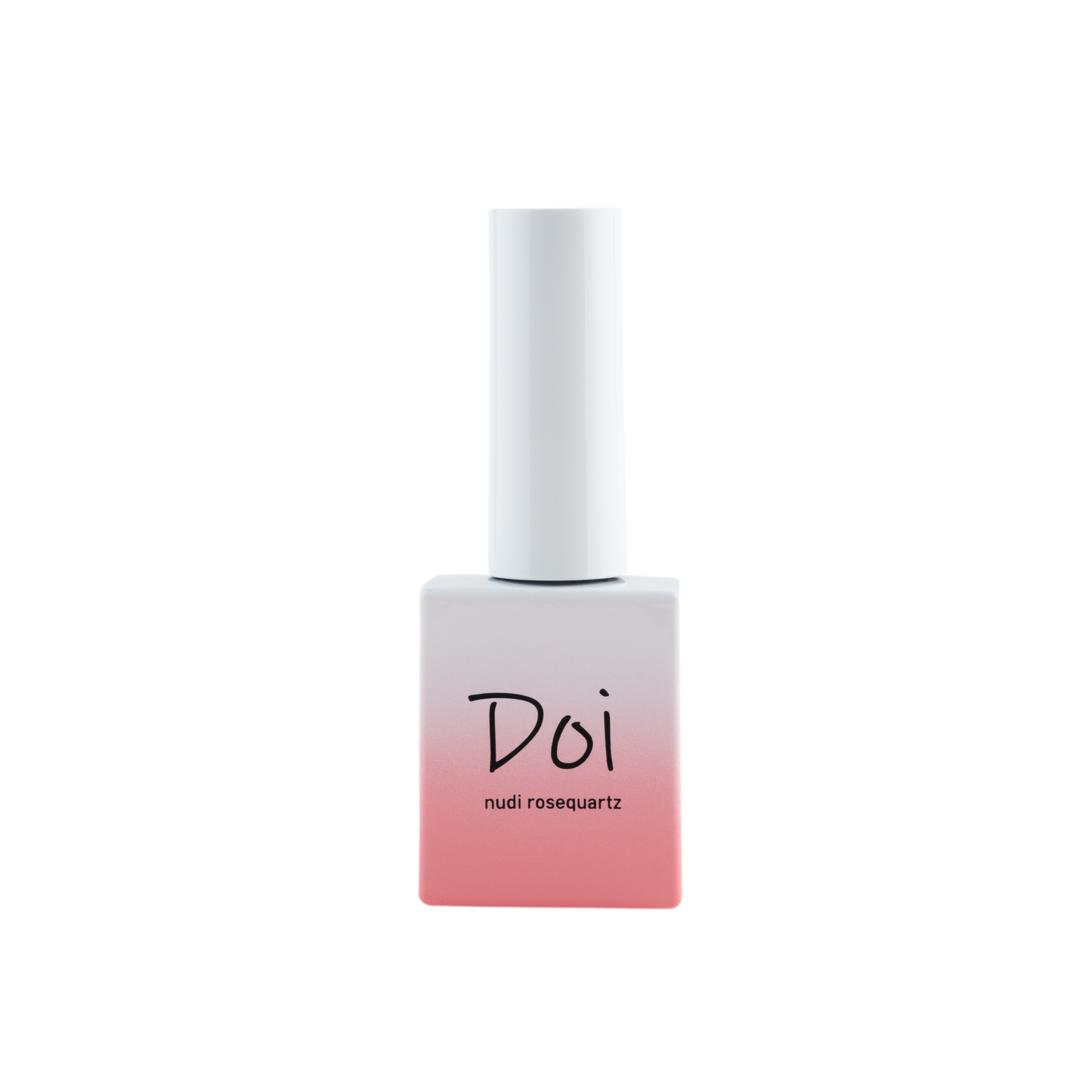Doi Nudi Rose Quartz Syrup Gel – Sheer rose quartz pink syrup gel for delicate, glossy nails