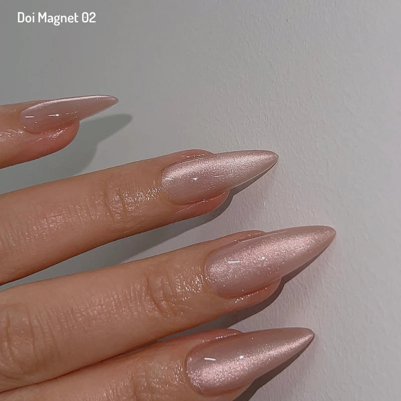 Nailbayo Doi Magnet 02 – dusty pink magnetic gel polish