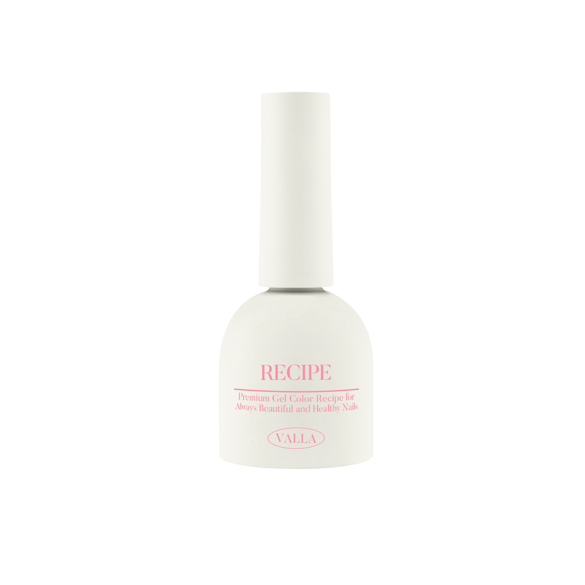 White bottle with 'RECIPE' text on a white background