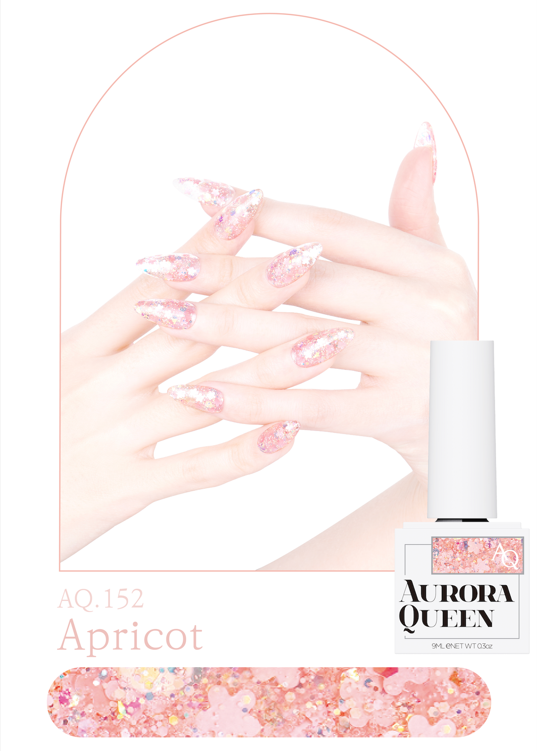 Aroma shade Apricot – soft pinkish and peachy with floral tones
