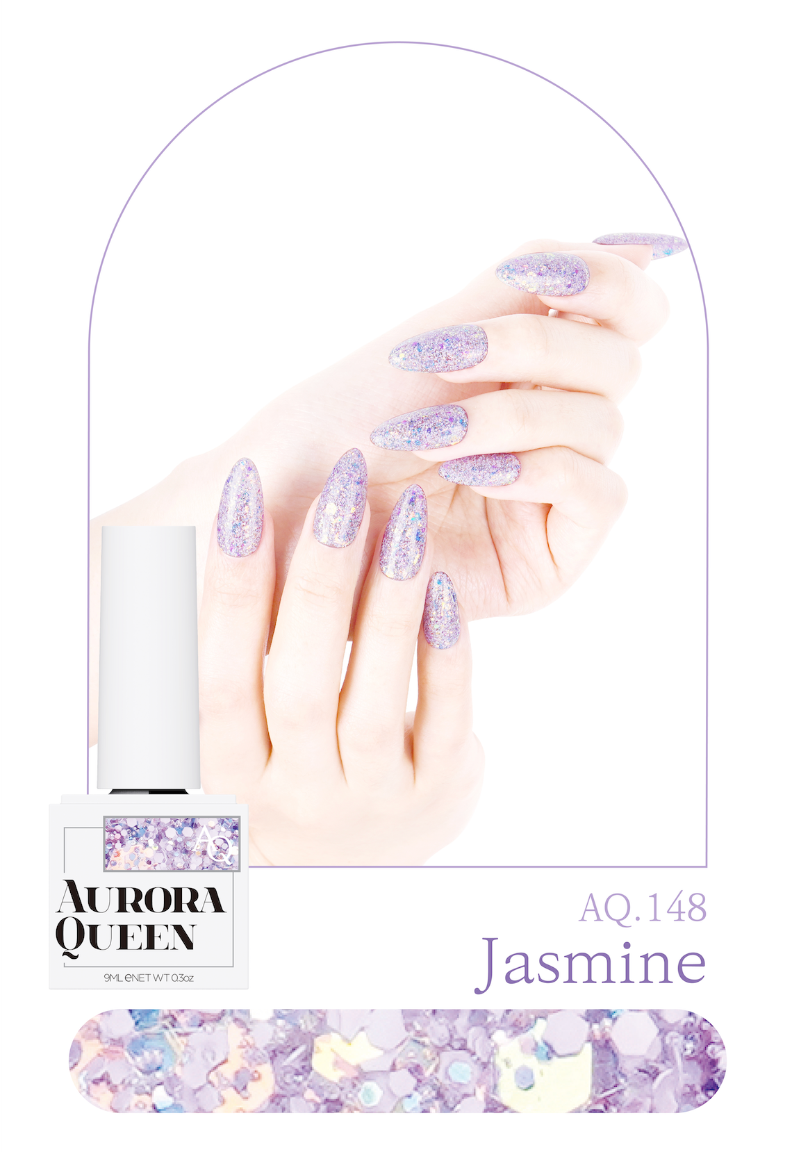 Aroma shade Jasmine – soft pinkish nude with floral tones

