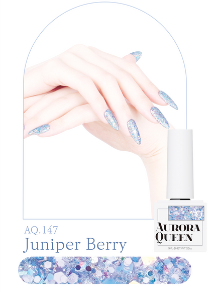 Aroma shade Juniper Berry – soft blue and lavender hues with floral tones
