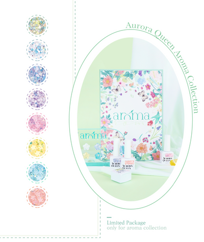 Aroma Collection by Aurora Queen – floral and soft scent-inspired gels
