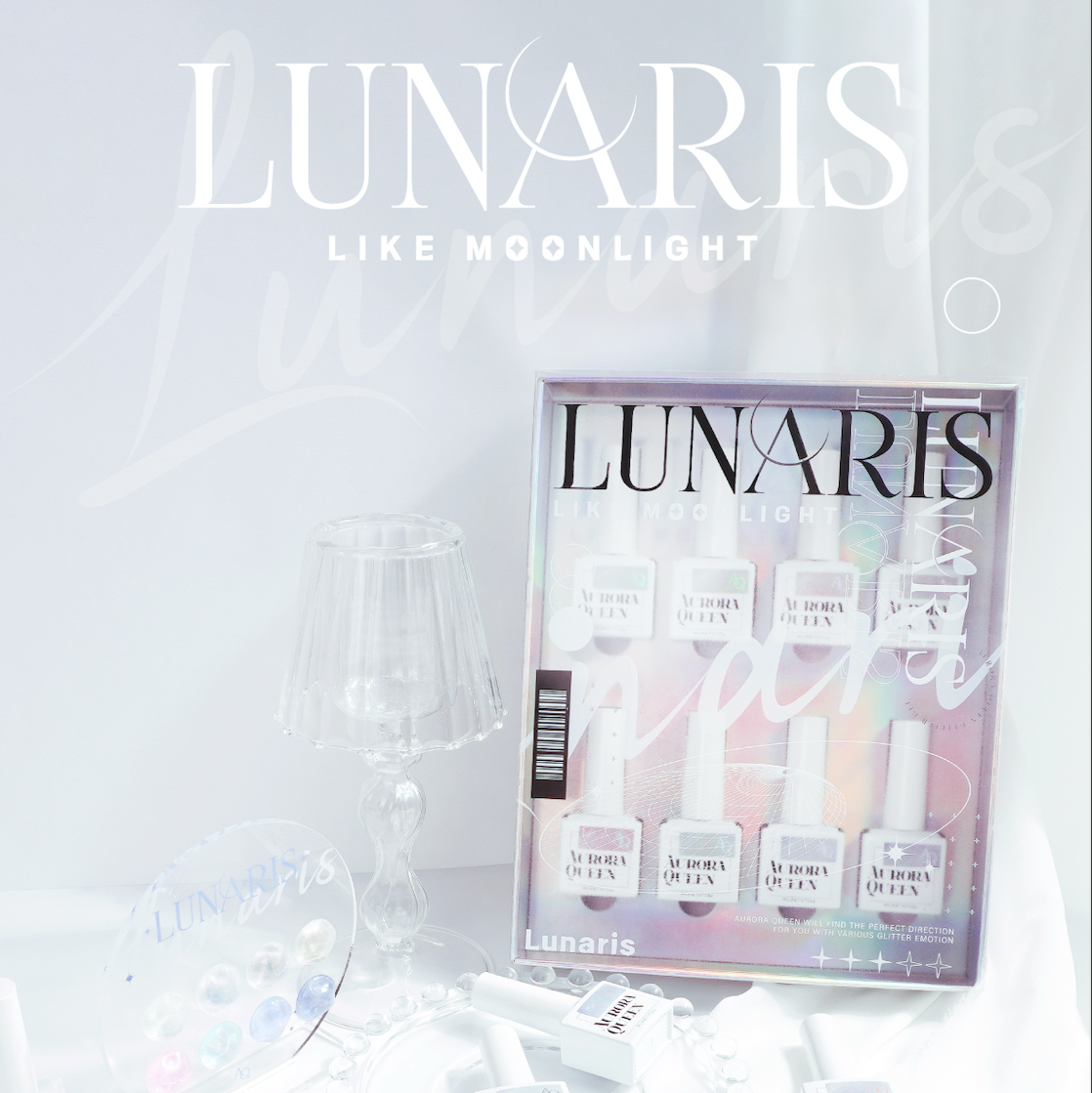 Lunaris Collection – moonlight inspired pastel shimmer gels