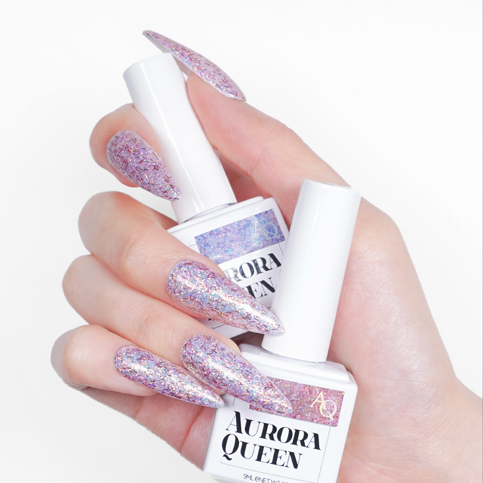 Tapis Blanc shade SHERBET – soft lavender glitter gel polish