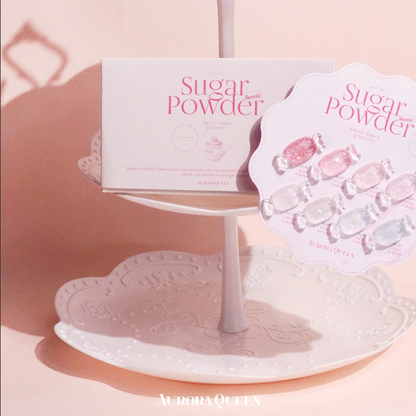 Sugar Powder heart swatches

