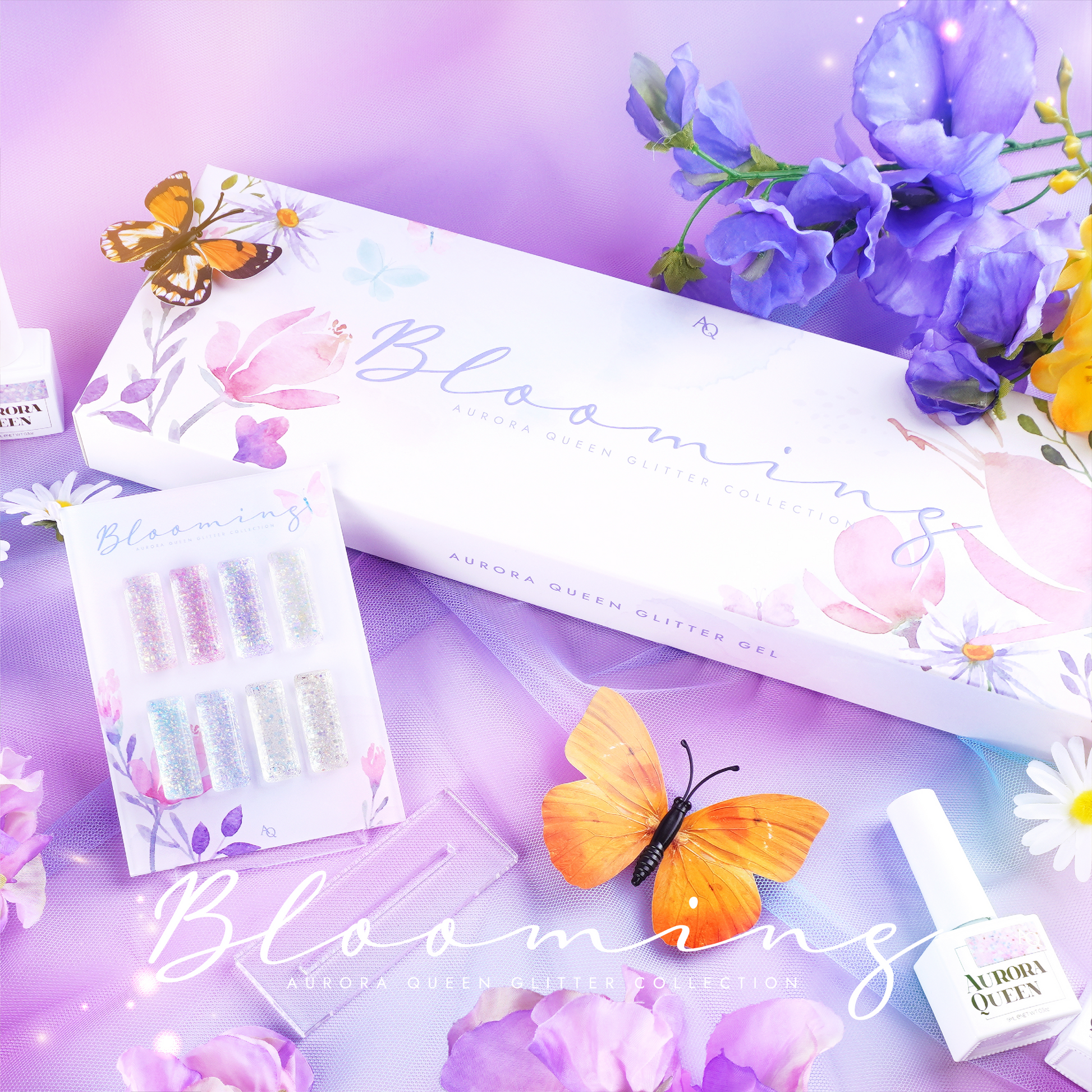 Bloomings gel polish full product set and box