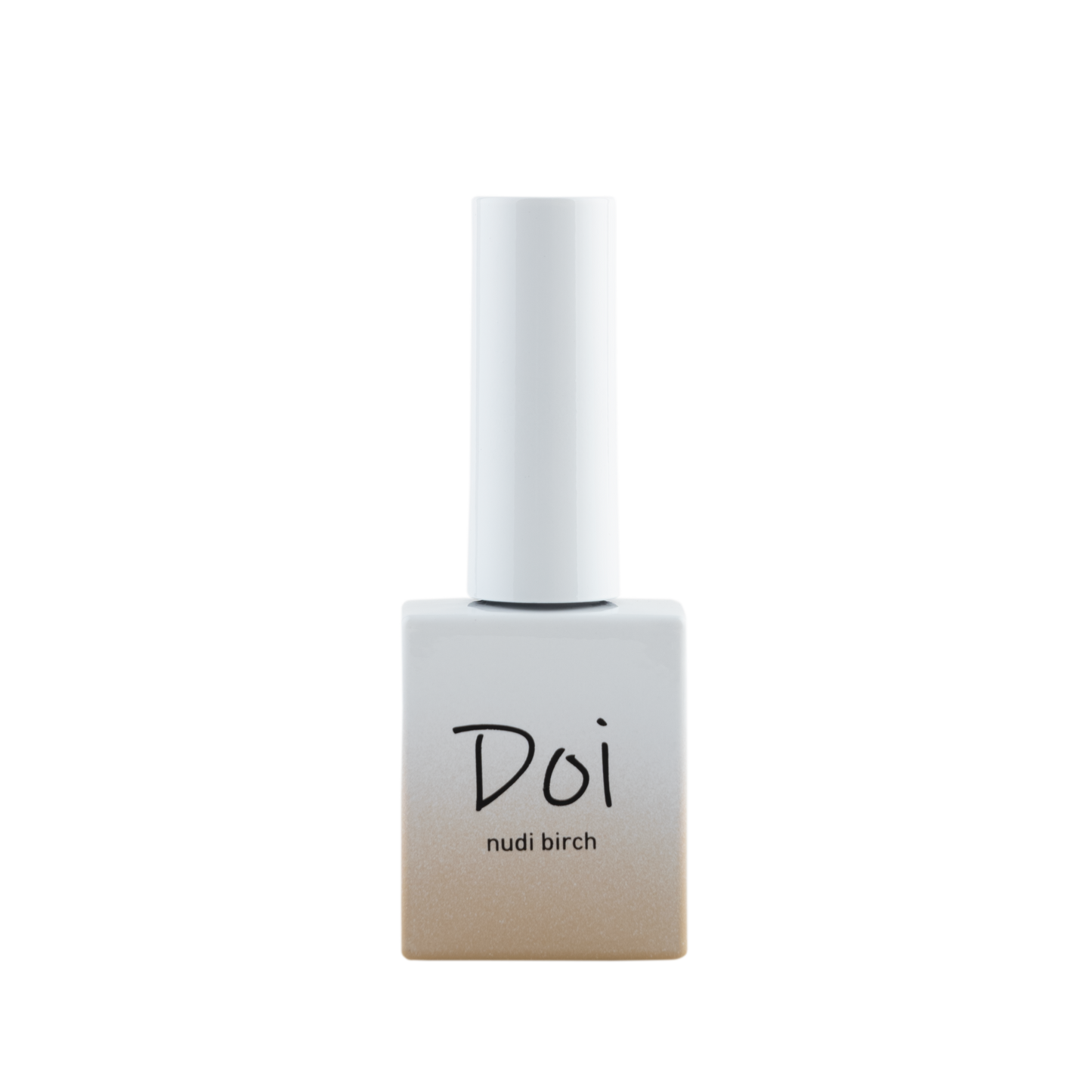 Doi Nudi Birch Syrup Gel – Sheer nude beige syrup gel polish with a natural milky finish
