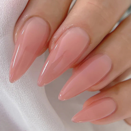 Doi Nudi Blossom Syrup Gel – Light peachy-pink syrup gel with a fresh floral vibe