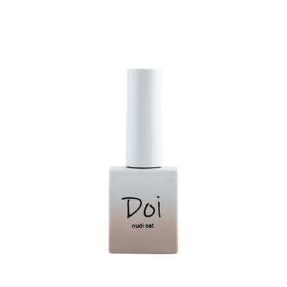 Doi Nudi Oat Syrup Gel – Light oat-toned nude syrup gel for clean, minimal nail looks