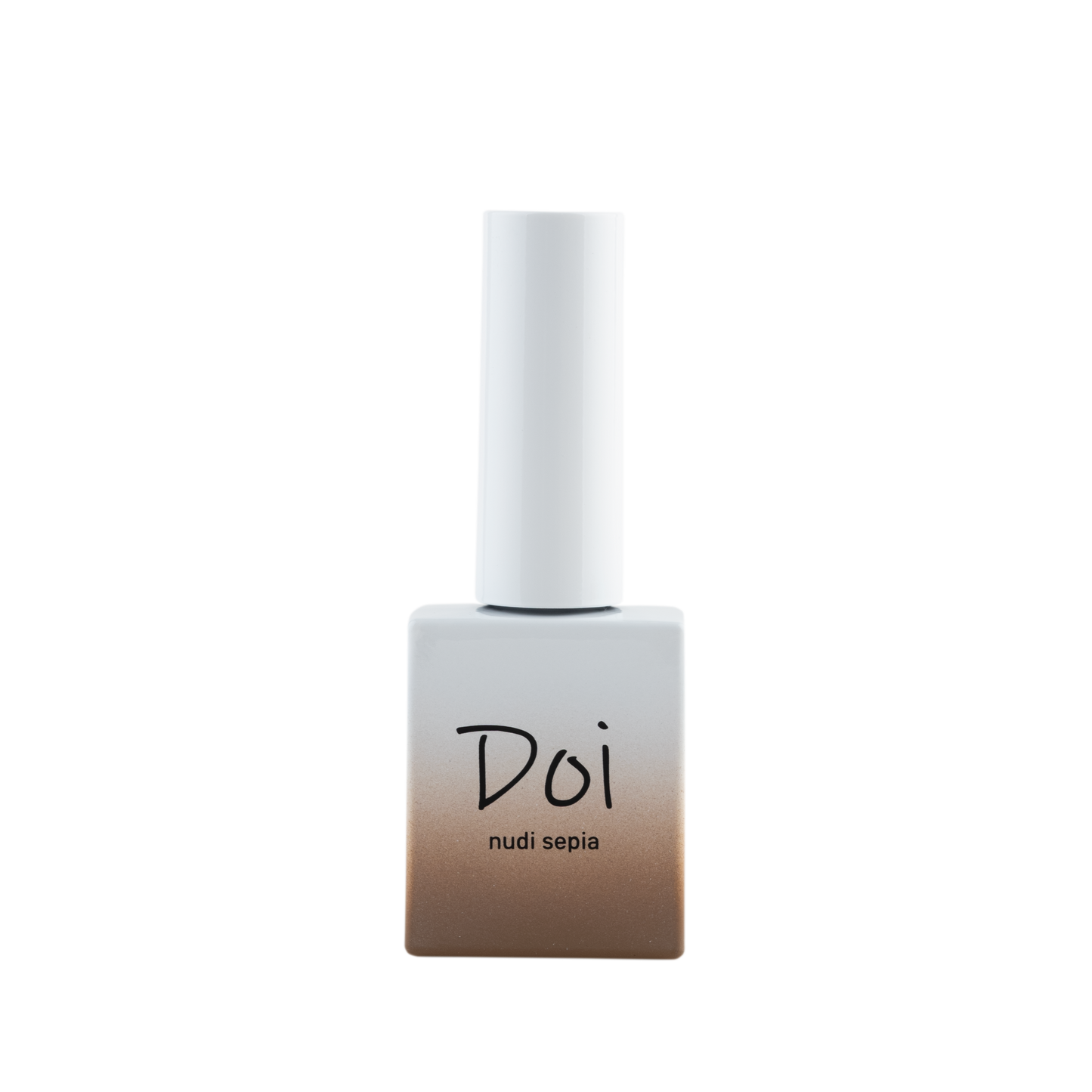 Doi Nudi Sepia Syrup Gel – Deep coffee-toned syrup gel for warm neutral nail designs
