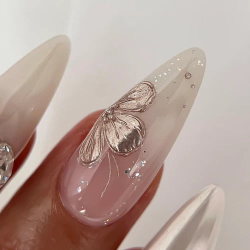 Doi Tong Glitter Gel TG-01 – rose gold chunky shimmer polish