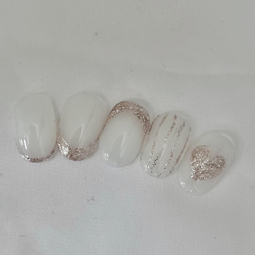 Doi Tong Glitter Gel TG-01 – rose gold chunky shimmer polish