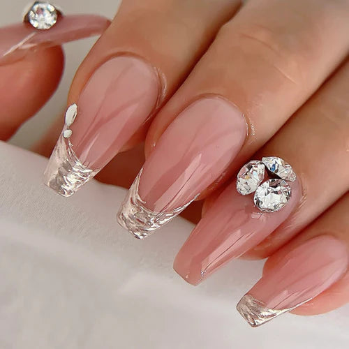 Doi Tong Glitter Gel TG-02 – metallic champagne pink glitter gel