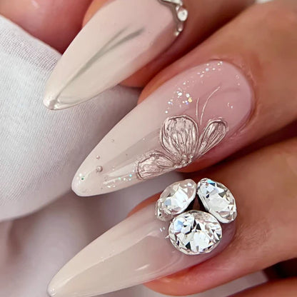 Doi Tong Glitter Gel TG-02 – metallic champagne pink glitter gel