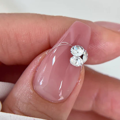Doi Tong Multi White Gel TG-03 – milky white shimmer glitter gel