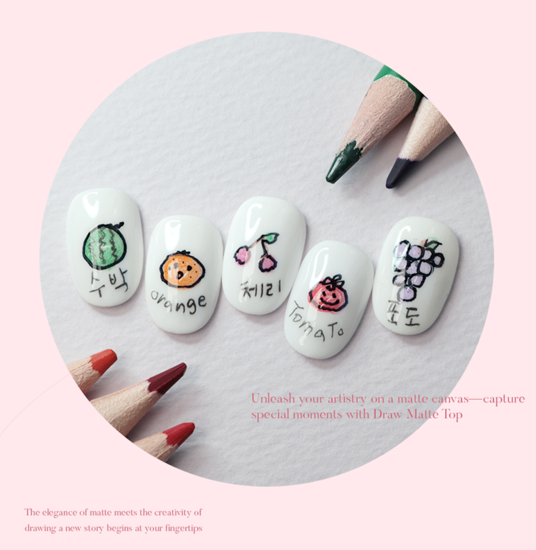 Draw Matte Top Gel – creative matte top gel with smooth, artistic finish