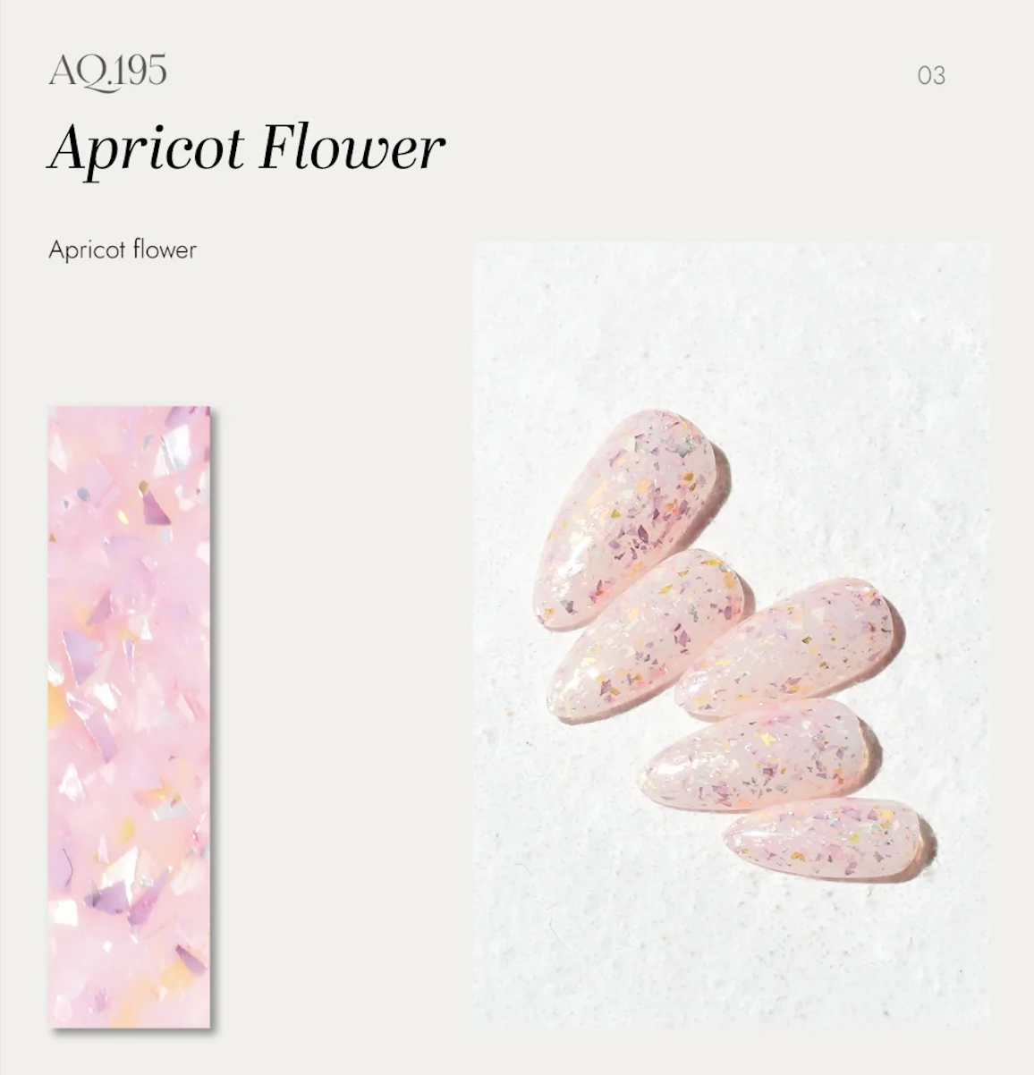 Flower – sheer pastel pink floral-inspired polish