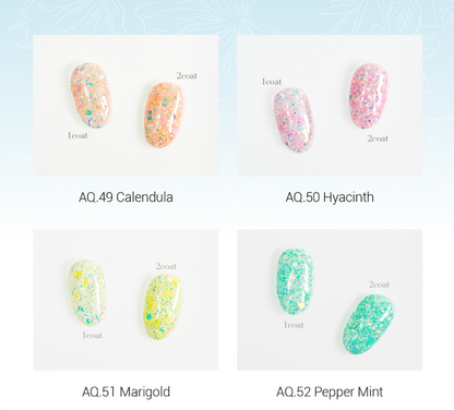 La Fleur glitter shades – Anemone, Dahlia, Blue Star, and more