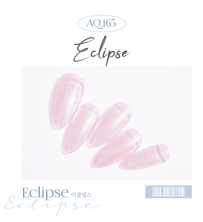 Eclipse – baby pink shimmer polish with sparkle
