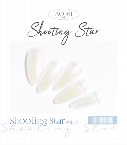 Shooting Star – white iridescent glitter gel