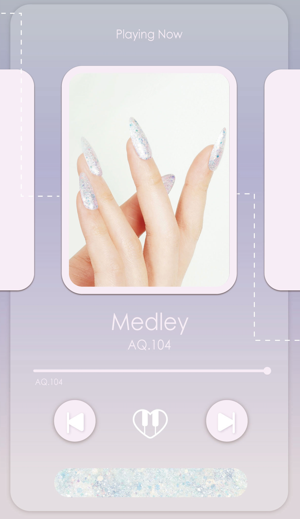 Medley – multicolor opal shimmer gel nail polish