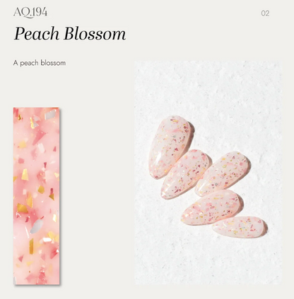 Peach Blossom – light coral shimmer gel polish