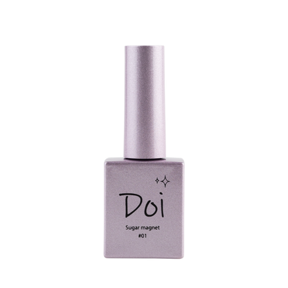 Sugar Magnet Shade 01 – Pink magnetic glitter gel polish with sugar-like shimmer for elegant nails