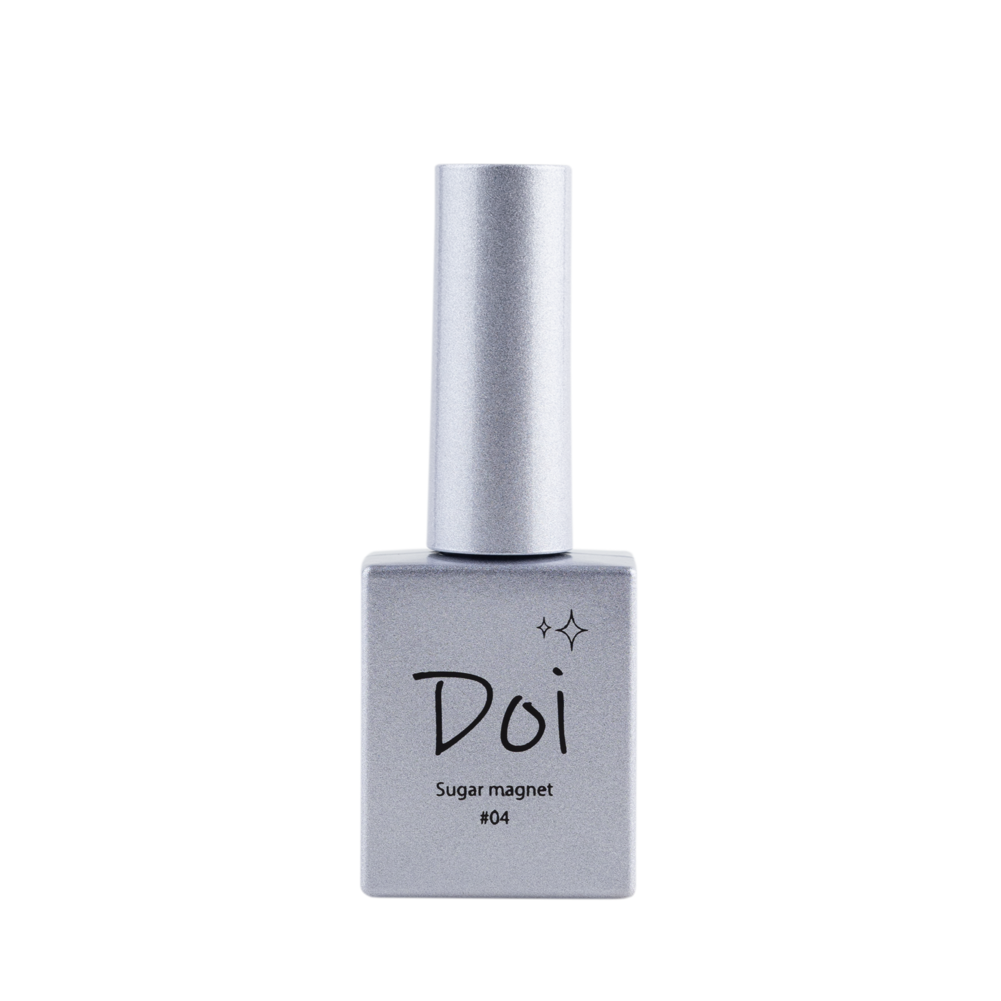 Sugar Magnet Shade 04 – Silver lilac magnetic cat eye glitter gel polish with a high-shine sugar effect