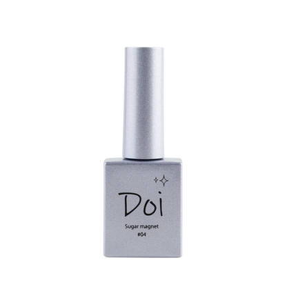 Sugar Magnet Shade 04 – Silver lilac magnetic cat eye glitter gel polish with a high-shine sugar effect