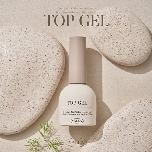 Non-Wipe Top Gel – glossy, no-residue top coat for a sleek professional finish